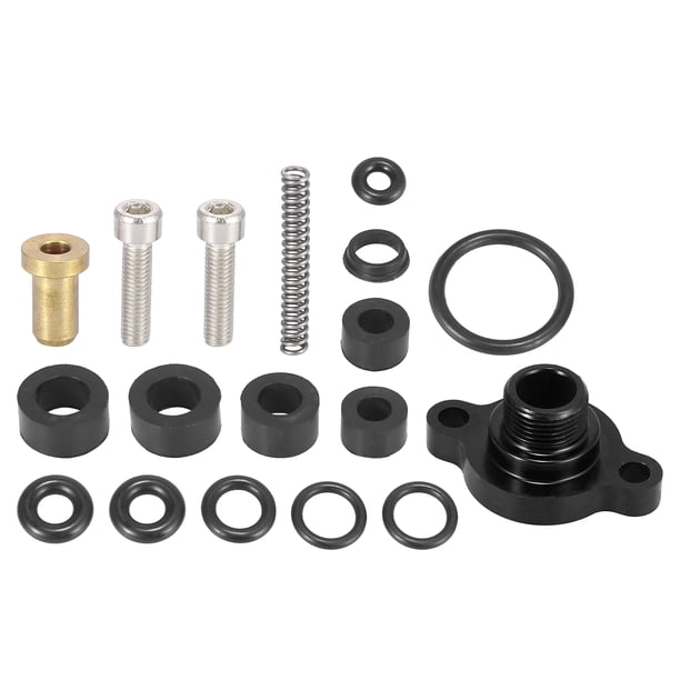 Regulador de presión de combustible Unique Bargains Kit Tapa Resorte negro