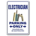 thumbnail image 1 of SignMission Z-1117-Electrician 12 x 8 Po Signe de Nouveauté Électricien, 1 of 1