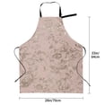 thumbnail image 2 of Kdxio Rose Gold Marble Texture Apron with Pockets Adjustable Kitchen Aprons for Men Women Waterproof Aprons for Cooking,Drawing,Crafting, Baking Household Cleaning, 2 of 5