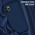 thumbnail image 4 of Entronix Silicone Case Compatible with iPhone 11 Pro Max, Protective Cover, Navy Blue, 4 of 6