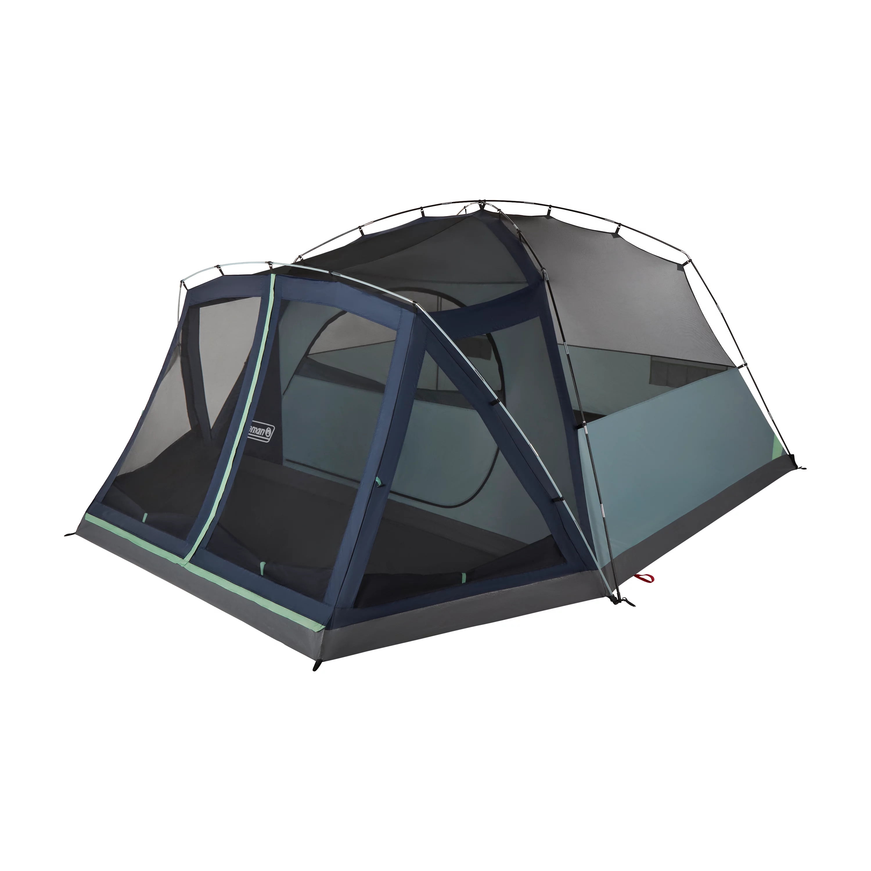 Tente de camping Coleman Skydome 8 personnes, avec pièce à moustiquaire, nuits bleues