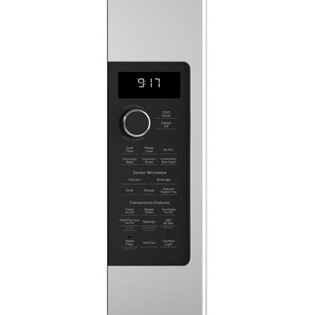 GE Profile - Profile Series 1.7 Cu. Ft. Convection Over-the-Range Microwave with Sensor Cooking and Chef Connect - Stainless Steel