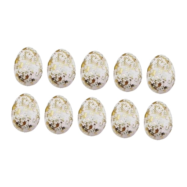 10 piezas de huevos de Pascua, decoración de primavera de Pascua, cesta decorativa multifuncional 43 cm x 6 cm