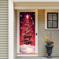 thumbnail image 1 of Holiday Party Santa Door Cover Decorative Tapestry for Festive and Entryway Styling, 1 of 5