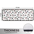 thumbnail image 5 of Kitchen Rugs Sets Of 2,White Cow Black Spot Couple Pattern Anti Fatigue Kitchen Mat Rugs Non Slip Washable,Decorative Kitchen Floor Mats for Kitchen,Sink,Laundry,17"x47"+17"x47", 5 of 5