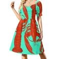 thumbnail image 2 of Lobsters Sleeveless Dress Clothing Women's evening dress dresses ladies 2024 summer party dresses women, 2 of 7