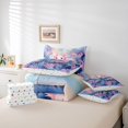 thumbnail image 6 of Manfei Colorful Axolotl 7-Piece Twin Bedding,Aquatic Amphibian Bedding Comforter Set,Polkadot Reversible, 6 of 7