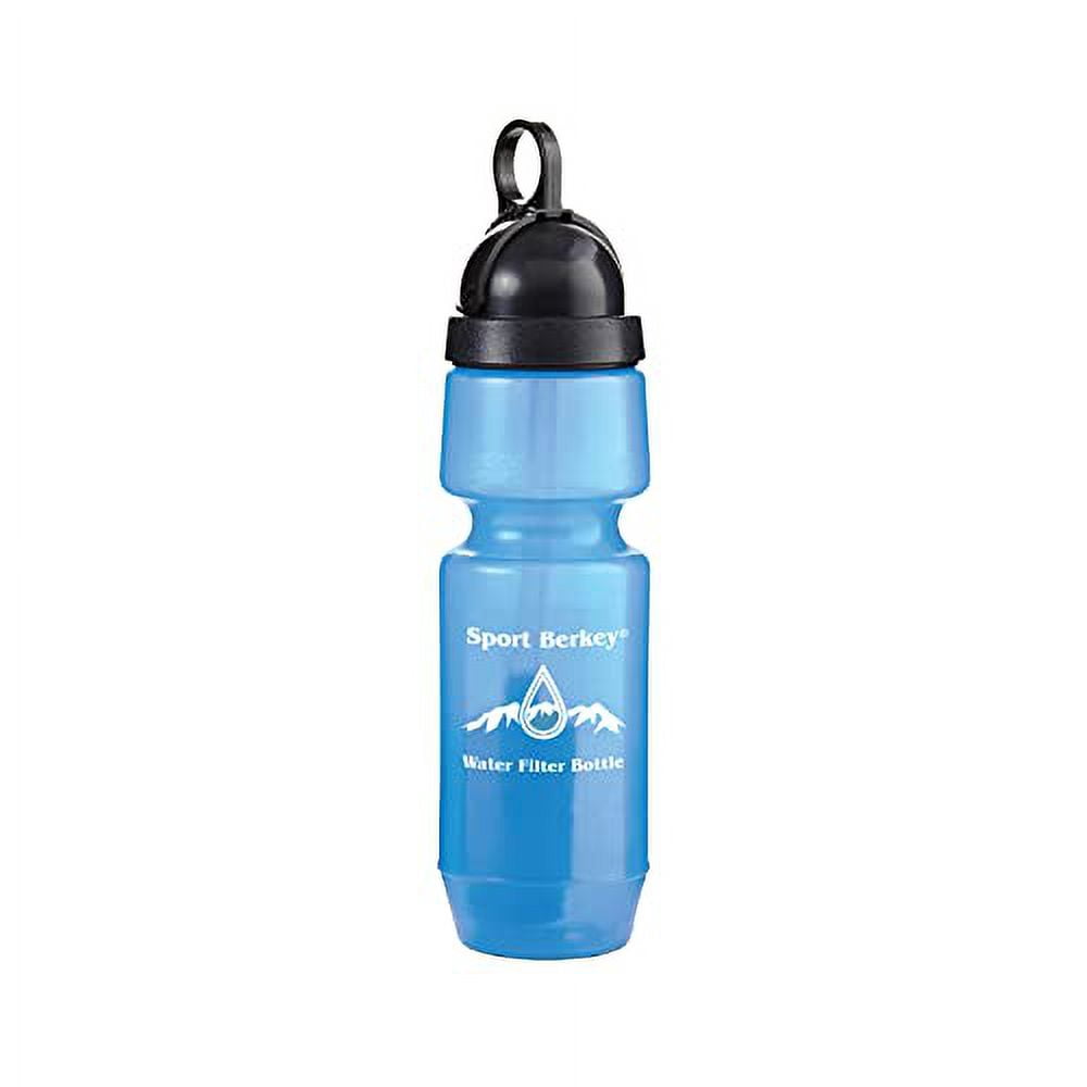 Sport Berkey Water Filter Bottle Ideal for Off-Grid, Emergencies, Hiking, Camping, Traveling and Everyday Use at Home, Work or School