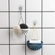 thumbnail image 3 of 2 estantes para fregadero de cocina, soporte para escurridor de jabón y esponja, cesta colgante, organizador de cocina, accesorios para fregadero, cesta para fregadero de cocina y baño (azul y blanco), 3 of 4