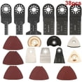 thumbnail image 2 of NUAHRHY 38pcs Carbon Steel Cutter Saw Blades Bi-metal Oscillating Multitool Power Tool Kit, 2 of 13