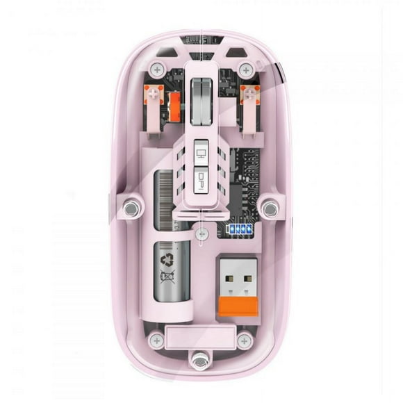 Wireless Computer Mouse 1600DPI 2.4G Cordless Mute Mice With USB Receiver For PC Laptop Notebook Tablet pink