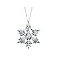 thumbnail image 2 of Swarovski Ornament: 1041301 Christmas Snowflake - 2010 | Faceted Crystal, 2 of 3