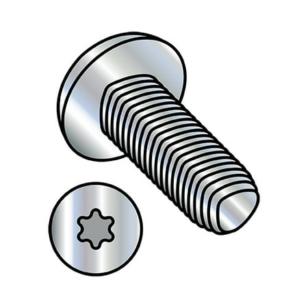 

10-32X7/8 6 Lobe Pan Thread Rolling Screws Thread Rolling Screw Fully Thread Zinc & Wax (Pack Qty 6 000) BC-1114RTP