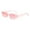 Pink, variant on Rectangle Sunglasses Women Portable Sun Glasses for Photo Props Street Trips Blue