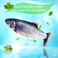 thumbnail image 3 of Jouet pour Chat Poisson Floppy, Rechargeable, Poisson à l'Herbe à Chat Électrique (4), 3 of 7
