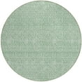 thumbnail image 4 of HomeRoots 595675 8 ft. Sage & Gray Round Geometric Washable Indoor & Outdoor Area Rug, 4 of 5