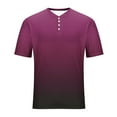 thumbnail image 5 of TNDBKQWR Short Sleeve Dress Shirts Wrinkle Hot Pink Shirt Mens Crew Neck T Shirts Short Sleeve Dresses V Neck Undershirts for Men Pink Shirt for Men, 5 of 6