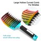 thumbnail image 2 of cerdas de jabalí natural nailon desenredar cepillo grande rizado estilo de pelo herramientas para mujer /Curvo Antiestático , Cepillo Para El Cabello Gao Jiahui unisex, 2 of 2