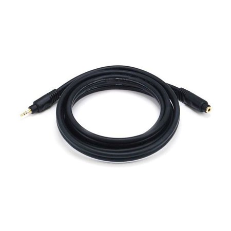 UPC: 0844660055877 | Monoprice 5587 6 ft. Premium 3.5 mm. Stereo Male to 3.5 mm. Stereo Female 22AWG Extension Cable – Black