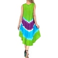thumbnail image 3 of HAPPY BAY Women's Summer Relaxed Maternity House Wear Dresses L-XL Forest, Tie Dye, 3 of 4