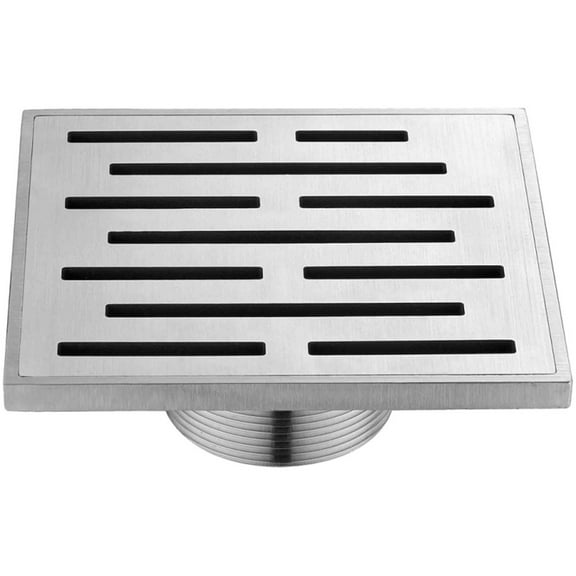 Dawn® SAN050504 Amazon River Series Square Shower Drain 5"L In Polished Satin