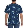 thumbnail image 2 of Rocae Space Dinosaur for Men's Moisture-Wicking Crew Tee - T-Shirt for Sports, Outdoor Activities, and Casual WearSmall, 2 of 9
