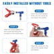 thumbnail image 4 of Uxcell 8 Pcs Sellos de Punta, Sellos de Pulverizador de Pintura Sin Aire que se Ajustan a las Varillas de Extensión de la Pistola de Pulverización, Acero de tungsteno, 4 of 6