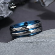 His and Hers Wedding Ring Sets Couples Rings Sterling Silver Wedding Engagement Ring Bridal Sets Mens Titanium Wedding Band