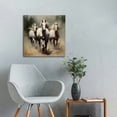 thumbnail image 3 of ARISTURING Animal Pictures Wall Art, Desert Running Horses Painting Picture Print on Canvas, Modern Wall Decor, Wildlife Wall Art, Animal Wall Decor, Horses Art Print, Vintage Art, Art, 3 of 5