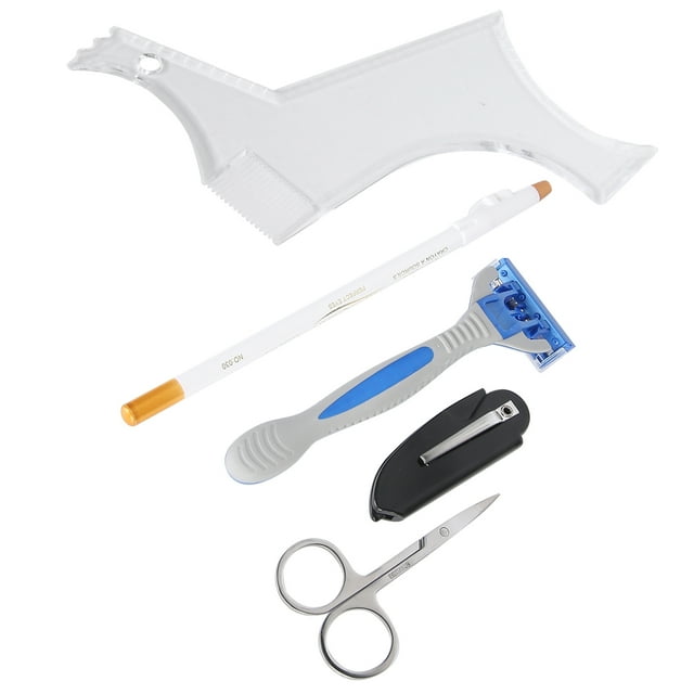 Beard Grooming Set, Beard Shaping Tool Safe Use Easy Use For Shave Off Facial Hair For Barber Shop