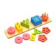 thumbnail image 2 of Juguete De Madera Para Clasificar Y Apilar Formas Geométricas. Rompecabezas Educativo Montessori Para Niños. Juego De Emparejar Colores Y Formas., 2 of 8
