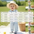 thumbnail image 4 of KPOPLK Baby Boy Casual Suspender Outfit Long Sleeve Shirt Bow Tie and Plaid Suspender Pants 3 Piece Set for Infant Boys,Size 6-9 Months, 4 of 9