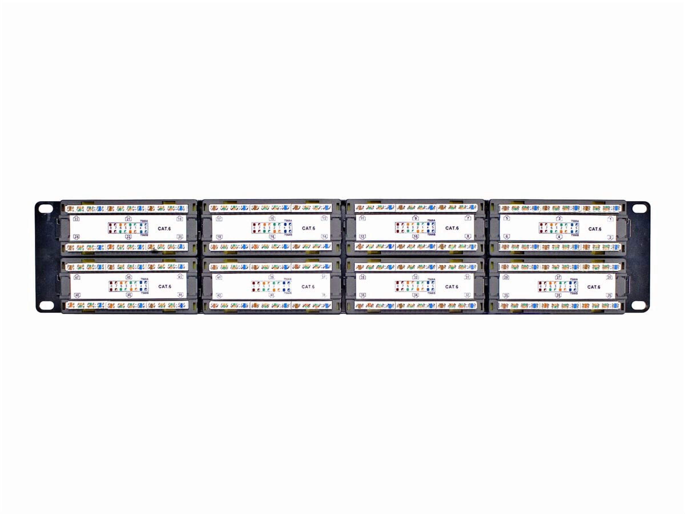 Belkin 48-Ports CAT5e Patch Panel black