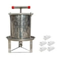 thumbnail image 2 of Exprimidor de miel grande, prensa de vino de frutas, accesorios multifuncionales resistentes 5 mallas de filtración, 2 of 9