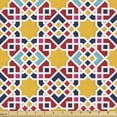 thumbnail image 1 of Moroccan Fabric by the Yard, Continuous Modernized Traditional, Decorative Upholstery Fabric for Sofas and Home Accents, Marigold Multicolor by Ambesonne, 1 of 5