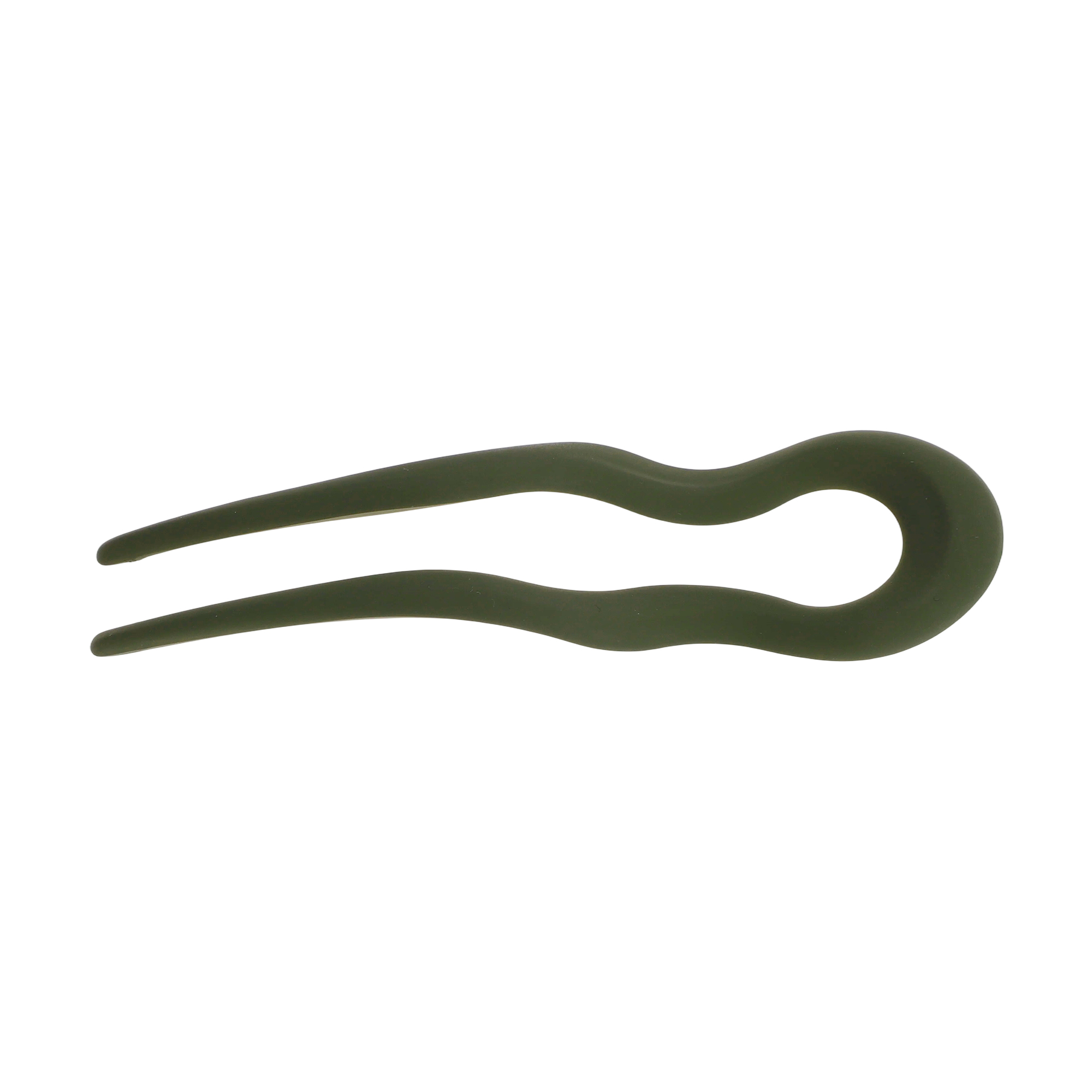 Unique Bargains U-shaped Hair Pin 5.04"x1.38" 1 Pc Avocado Green