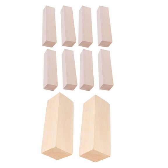 unbranded  10 Pcs Boards Carved Wooden Strips DIY Decorations