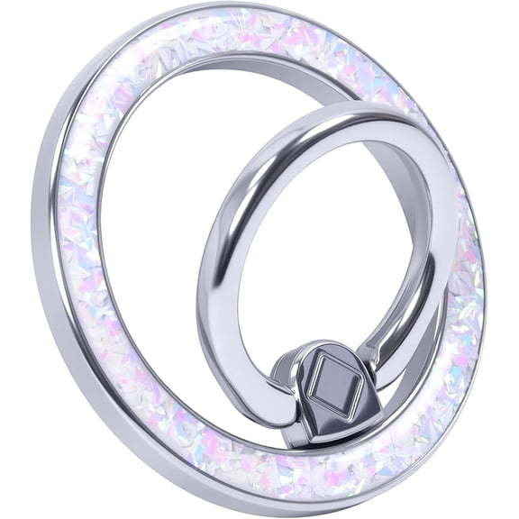 Magnetic Phone Ring for MagSafe Grip [Super Magnet] Stylish Twinkle Ring Holder Stand with, magsafe pop Socket, Mag Safe Accessory for iPhone 17/16/15/14 /13 Pro Max Plus