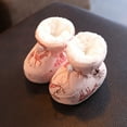 thumbnail image 2 of Otqutp Baby School&nbsp;Shoes Warm Furry Baby Boots 2024 Warm Cozy Baby Booties Winter Snow Anti Slip Soft Sole Warm Sock Shoes 0-12 Months(Pink,9-12 Months), 2 of 5