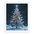 thumbnail image 5 of Paint By Numbers Kit for Adults Beginner - DIY Snowy Christmas Tree Night Scene Canvas Painting Kits for Adults, Frameless Paint By Number for Adults for Home Wall Decor 16x20 Inch, 5 of 7