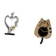 thumbnail image 5 of Figura de pareja besándose, estatua de pareja besándose, reloj de pared decorativo de gato, resina, madera, acrílico, adecuado para regalo de boda, de, 5 of 8