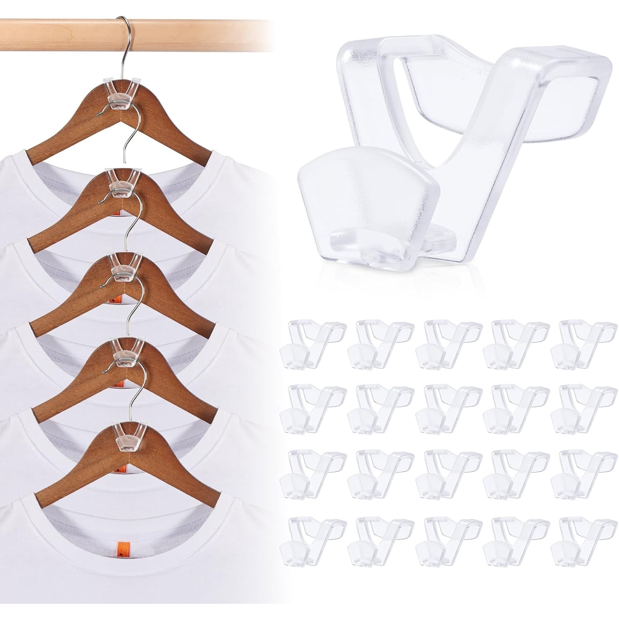 Closet Organizers and Storage Solutions Dorm Room Essentials 60 Pack