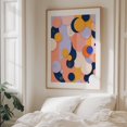 thumbnail image 5 of Color Sphere Fusion - Illustration Abstract Geometric Modern Art Pattern Pastel Minimalist Pop Art Oak Framed Wall Art Print 6 x 8 inches, 5 of 12