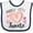 White and Navy, variant on Inktastic Mimi's Little Sweetie with Heart Cookie Boys or Girls Baby Bib