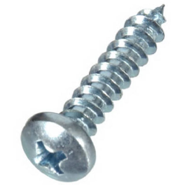 Tornillos para chapa Hillman, número 6 x 19 mm, cabeza plana Phillips