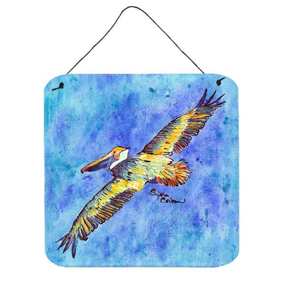 Carolines Treasures 8377DS66 Pelican Wall or Door Hanging Prints 6HX6W multicolor