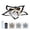 Black 1, variant on Blades Ceiling Fan with Lights Remote Control.APP, 25" Black, 6 Speeds 3 Light Color Low Profile Flush Mount Ceiling Fan for Kitchen Bedroom