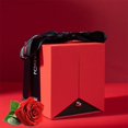 thumbnail image 6 of InsCrazy Valentine's Day Gifts for Women, Double-door Eternal Rose Jewelry Box with Bow Valentine's Day Gift Packaging Box Earrings Ring Necklace Box, 6 of 6