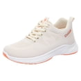 thumbnail image 3 of IEMIEMIEM Womens Sneakers Lightweight 2026 Tennis Walking Shoes Sports Running Shoes for Woman Mesh Breathable Gym Fashion Sneakers Athletic Comfortable Casual Shoes Beige 6.5 Wide, 3 of 6