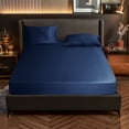 thumbnail image 1 of Pure Mulberry Silk 22 Momme Seamless Fitted Sheet, 1 of 9